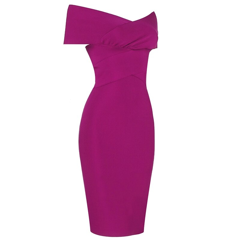 Meiga Off Shoulder Bandage Dress