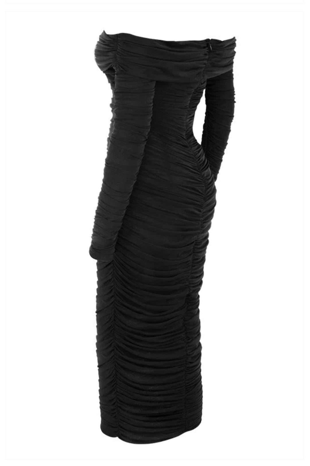 Aliha Elegant Off Shoulder Midi Dress