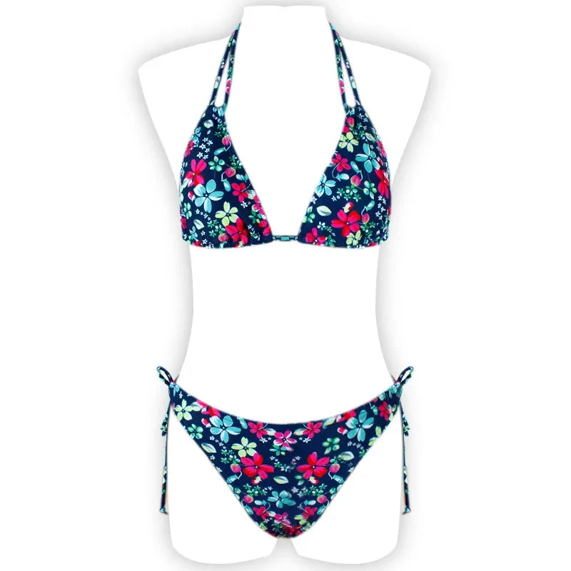 Leaves Print Swimsuit