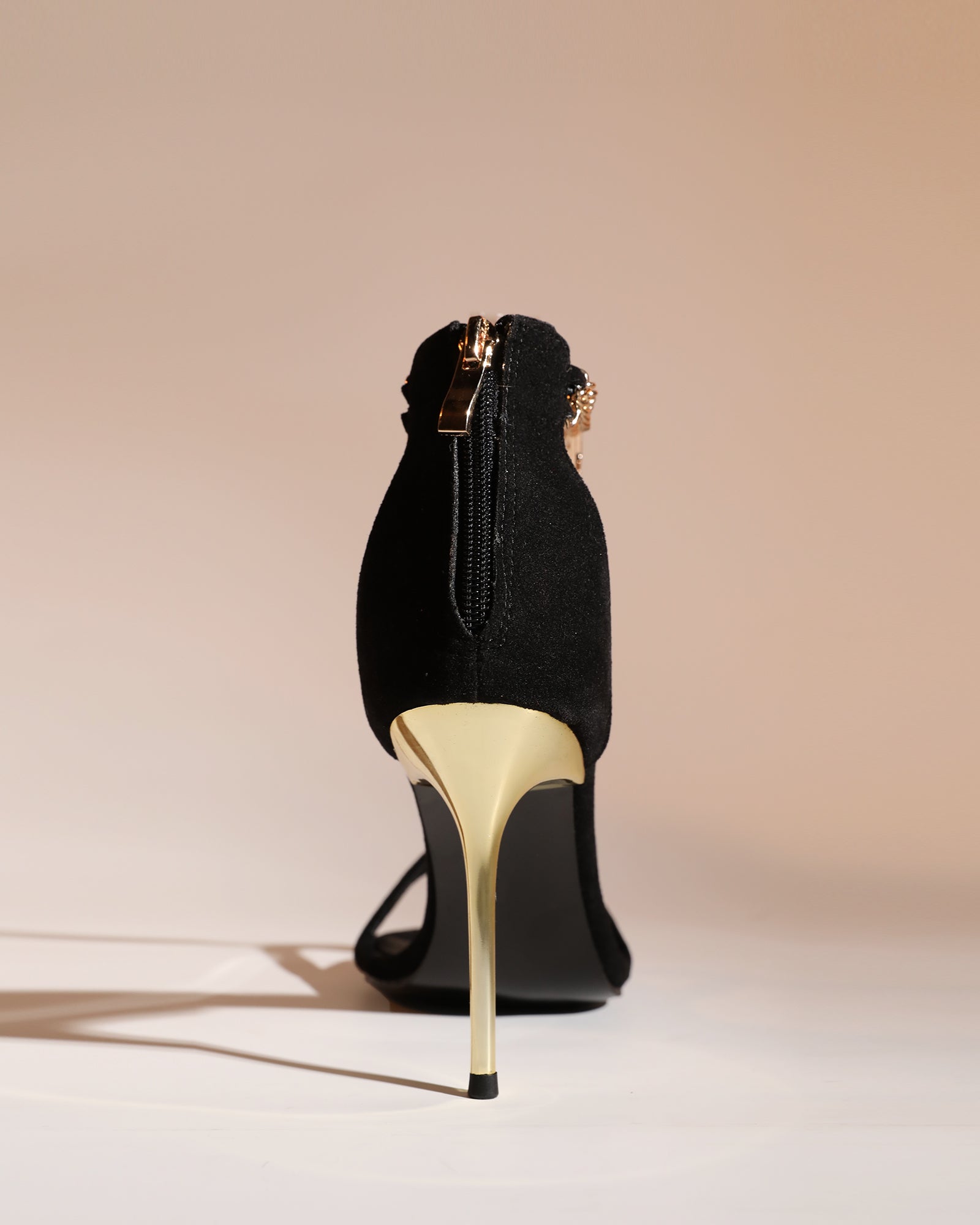 Leonora Gold Chain Strap Sandals