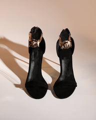 Leonora Gold Chain Strap Sandals