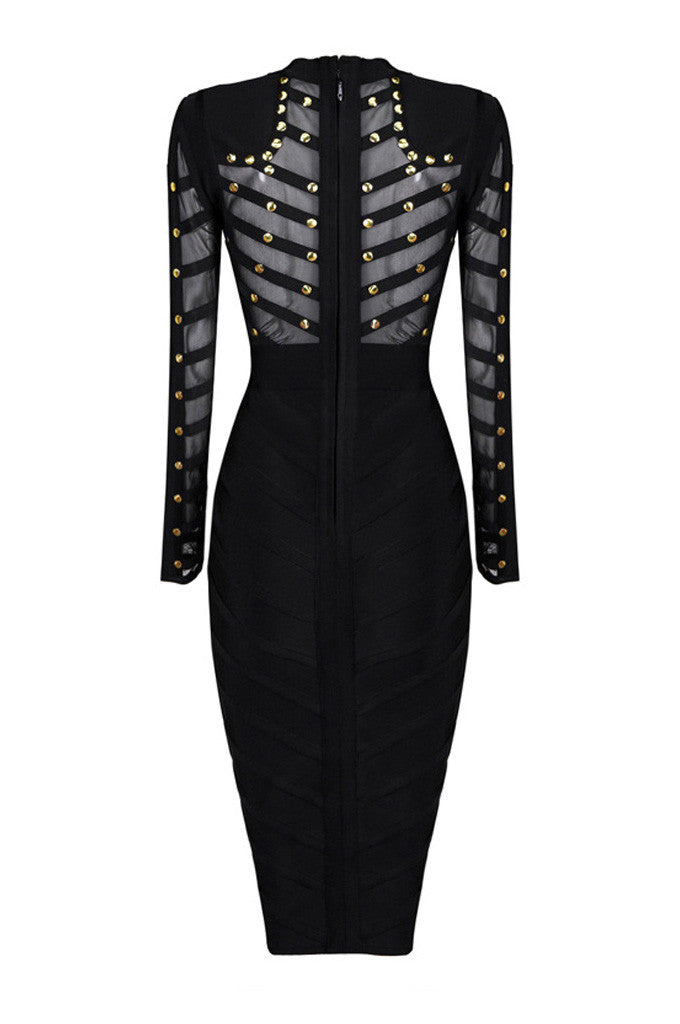 Aerilla sleeved Elegant Dress