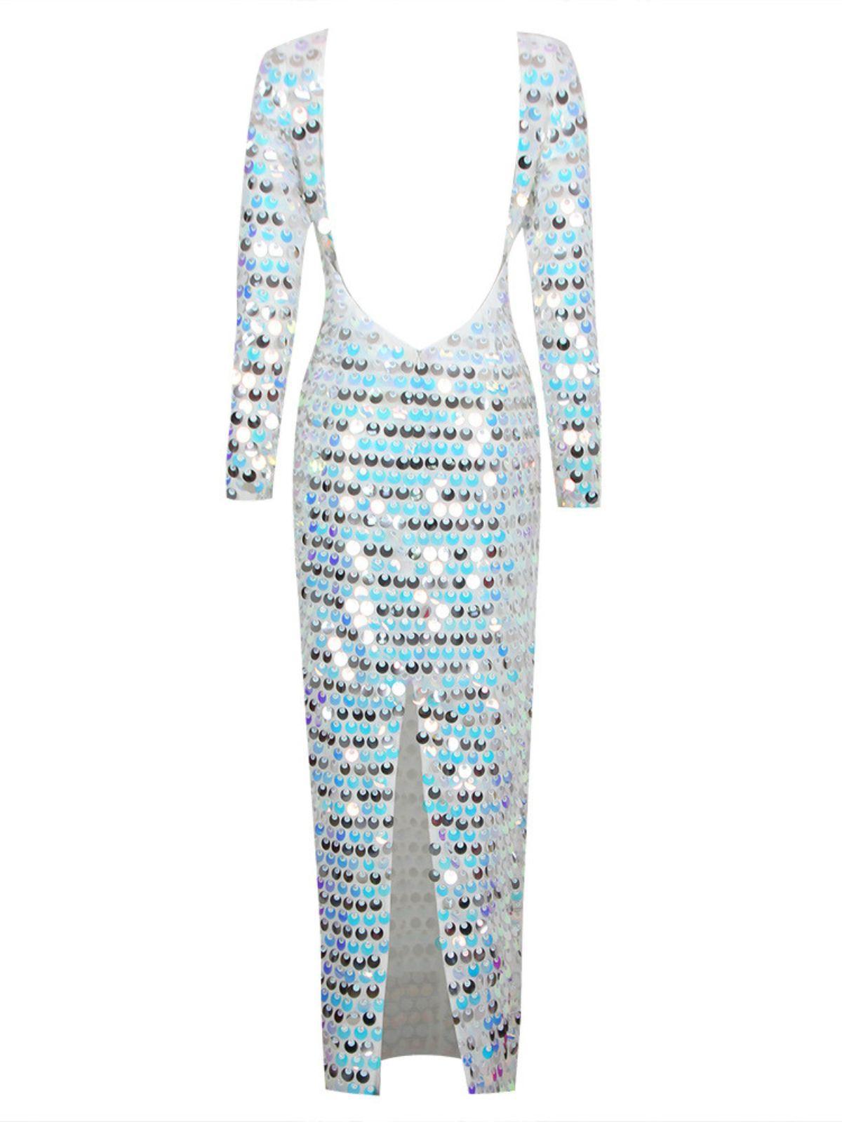 Desia Sequin Irregular Dress