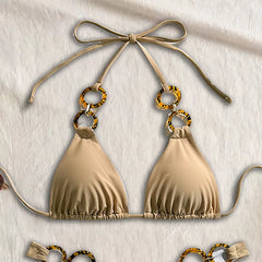 Khaki Bikini Set