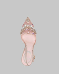 Sadb Diamond Embroidery Slingback Pumps In Pink