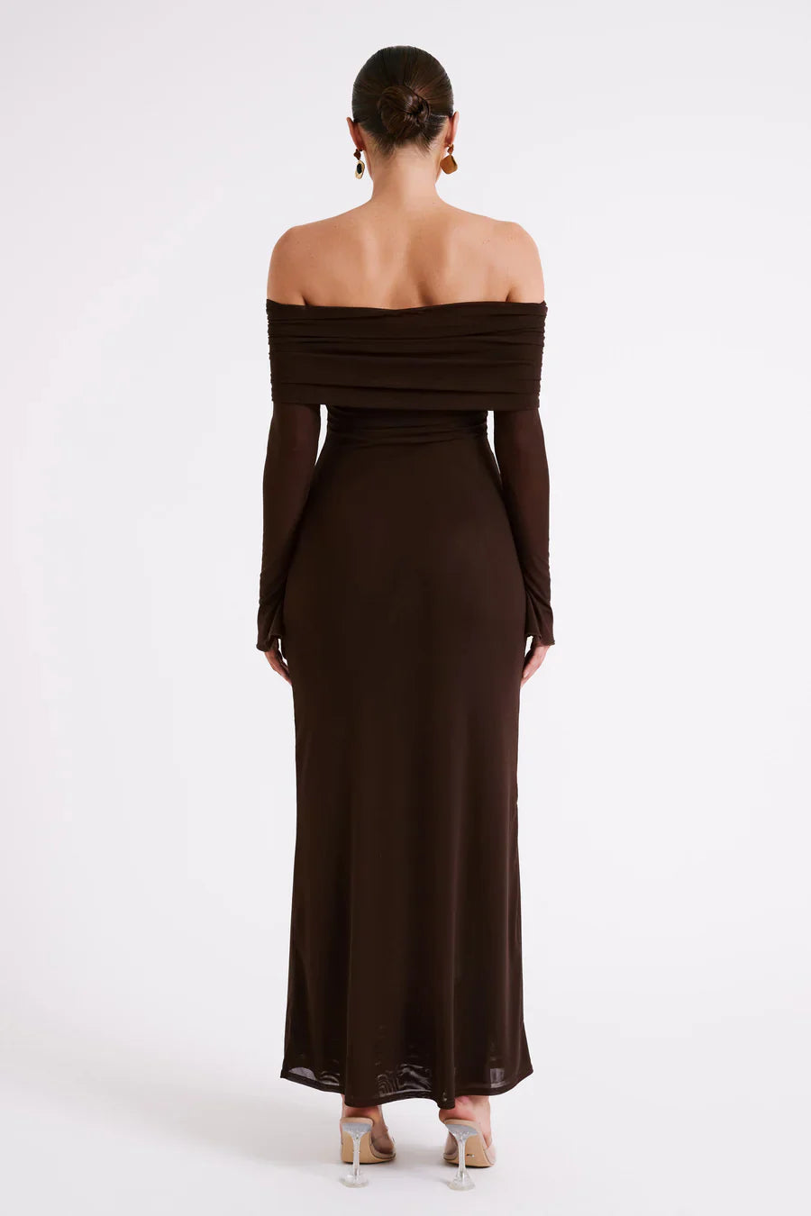 Chic Strapless Backless Socialite Maxi Dress