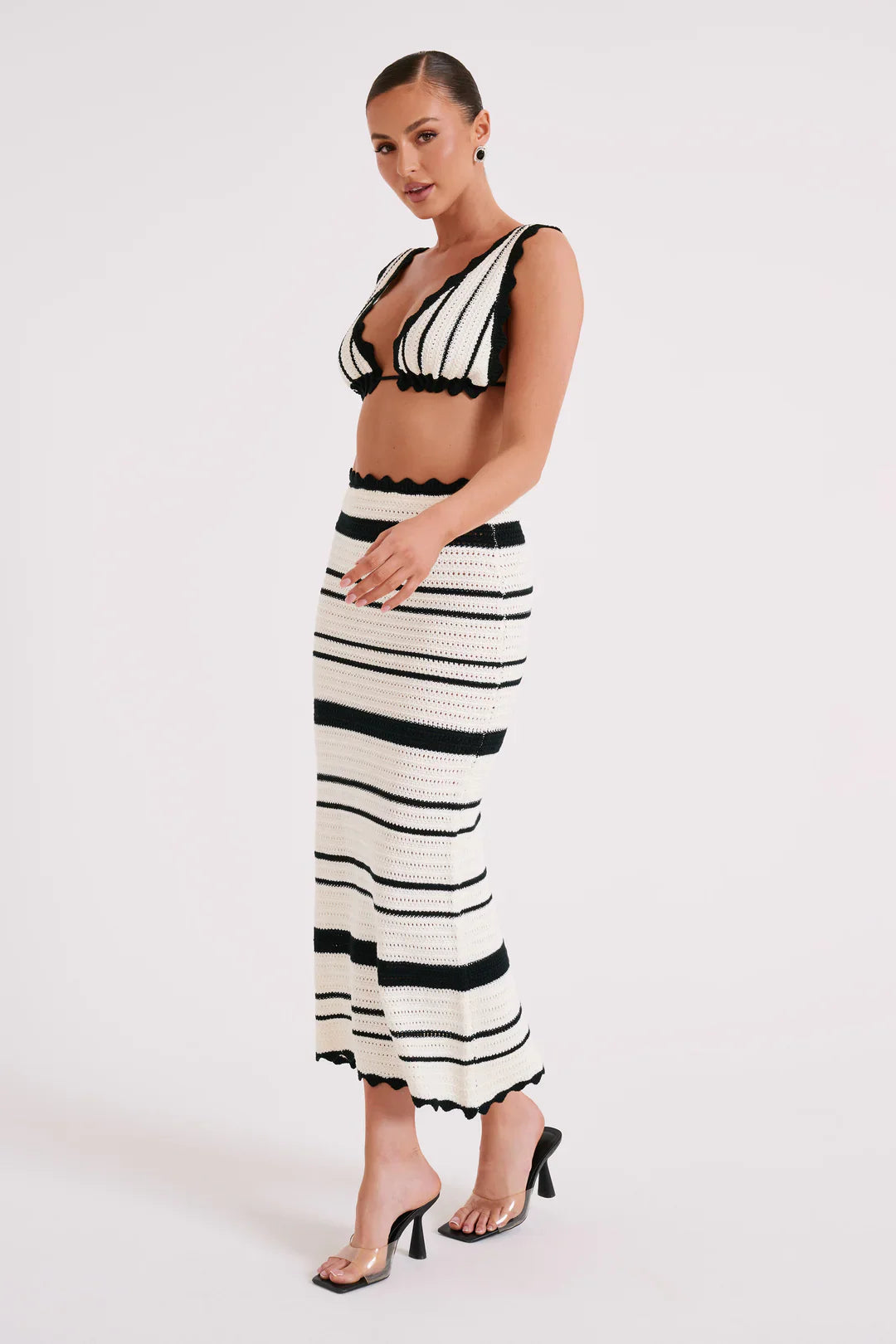 Taria Crochet Fishtail Maxi Skirt Sets