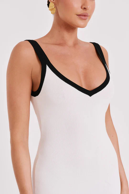 Vacy Knitted Split Dress