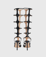 Maggia Gladiator Strappy Sandals In Black