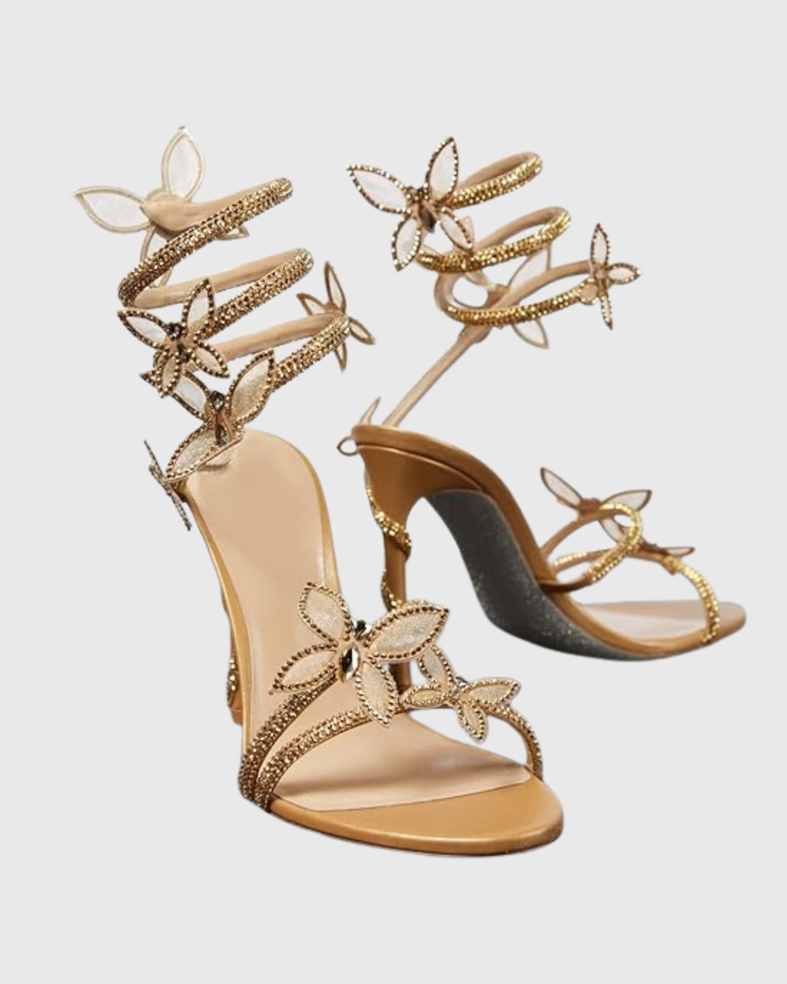 Marika Butterfly Sandals In Gold