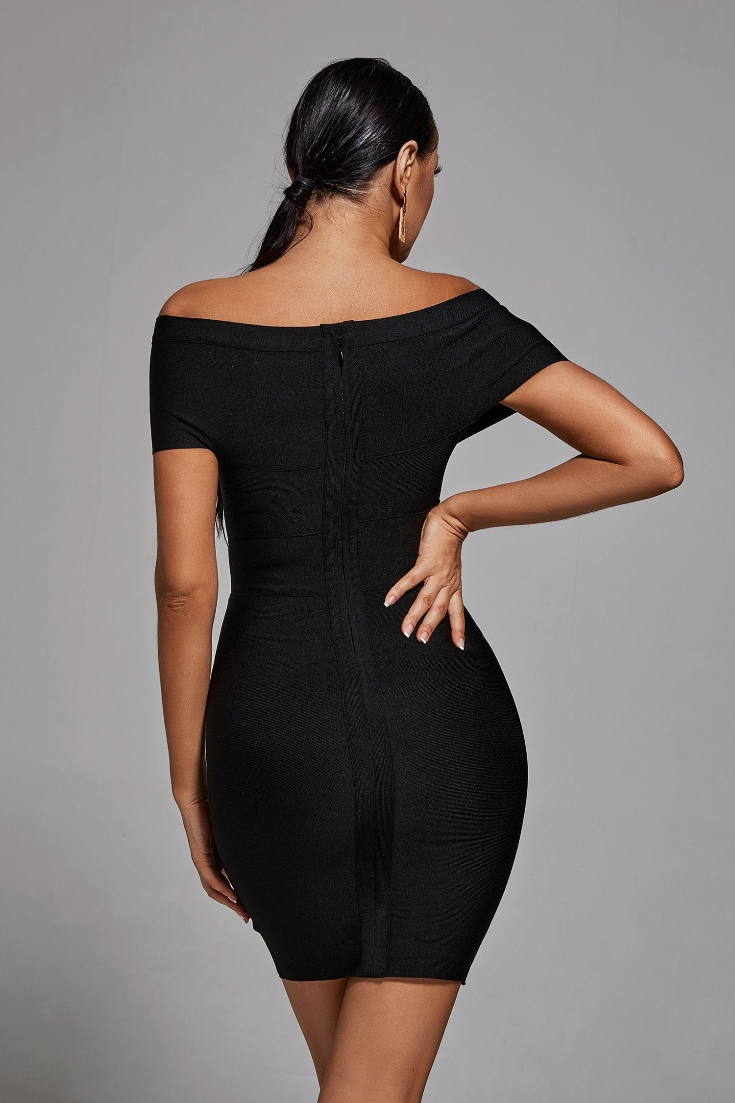 Meiga Off Shoulder Bandage Dress
