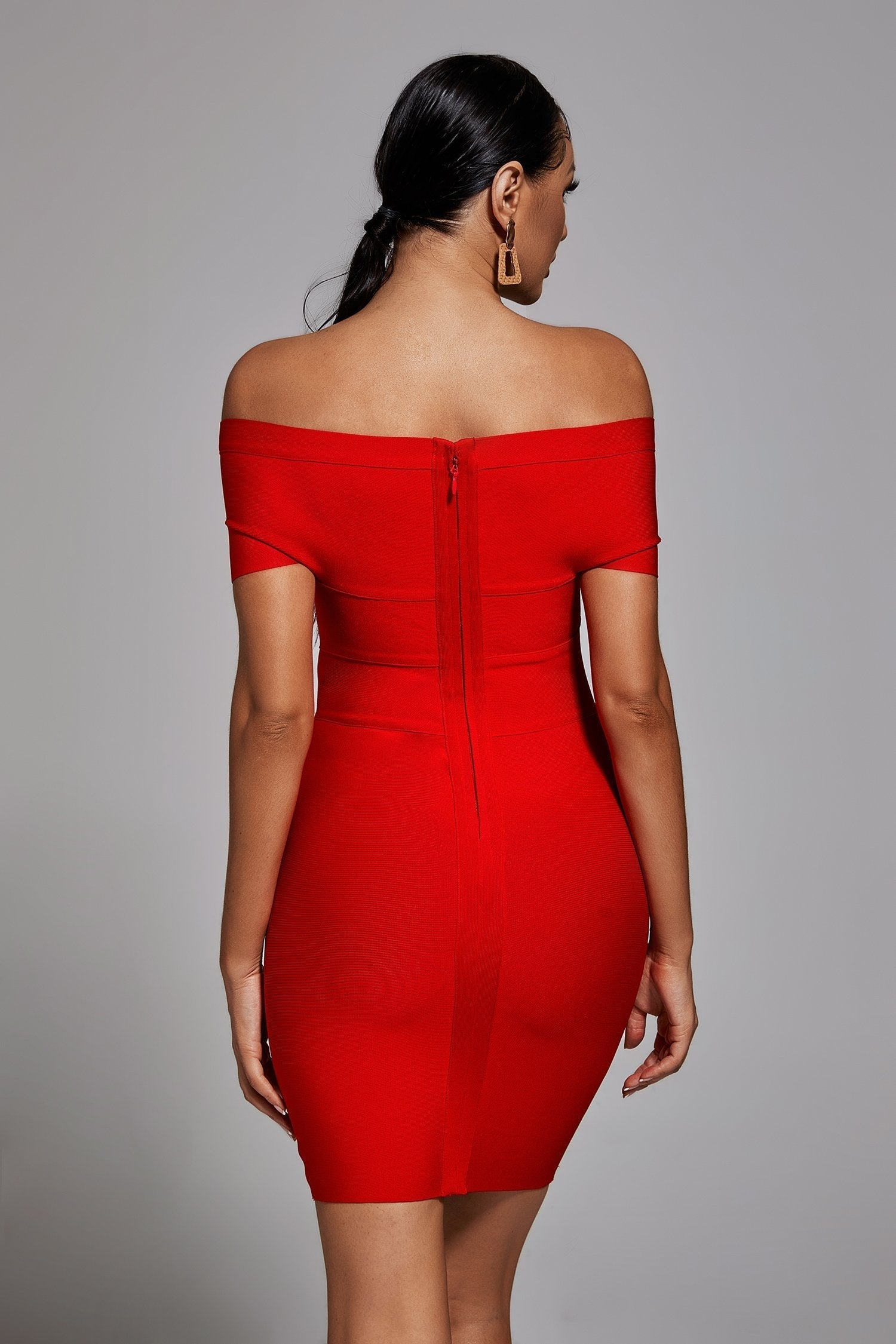 Meiga Off Shoulder Bandage Dress