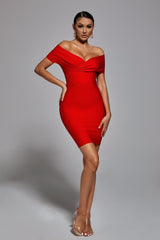 Meiga Off Shoulder Bandage Dress