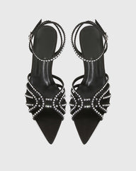 Marzia Rhinestone Ankle Strap Sandals