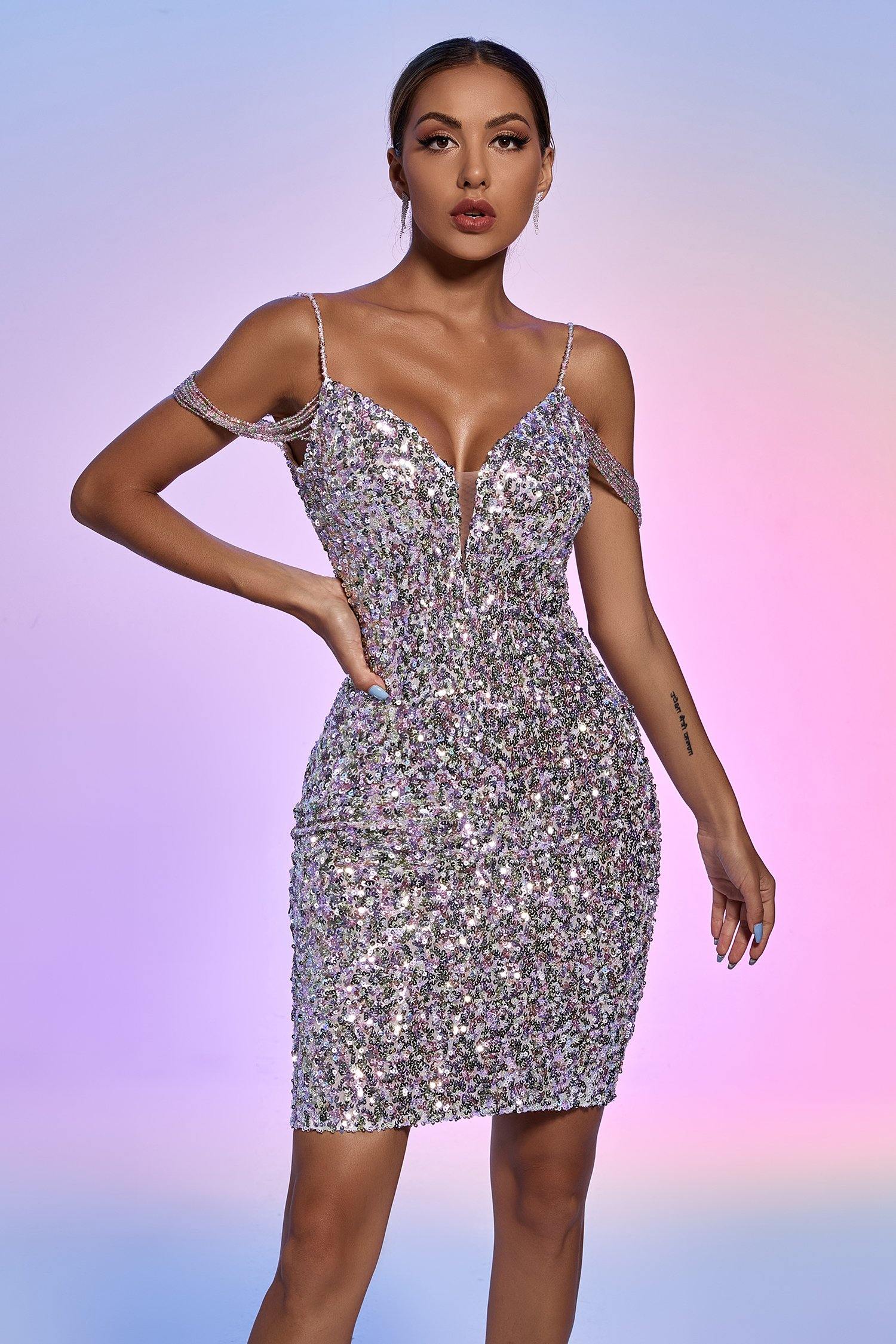 Alika Sequin Mini Dress