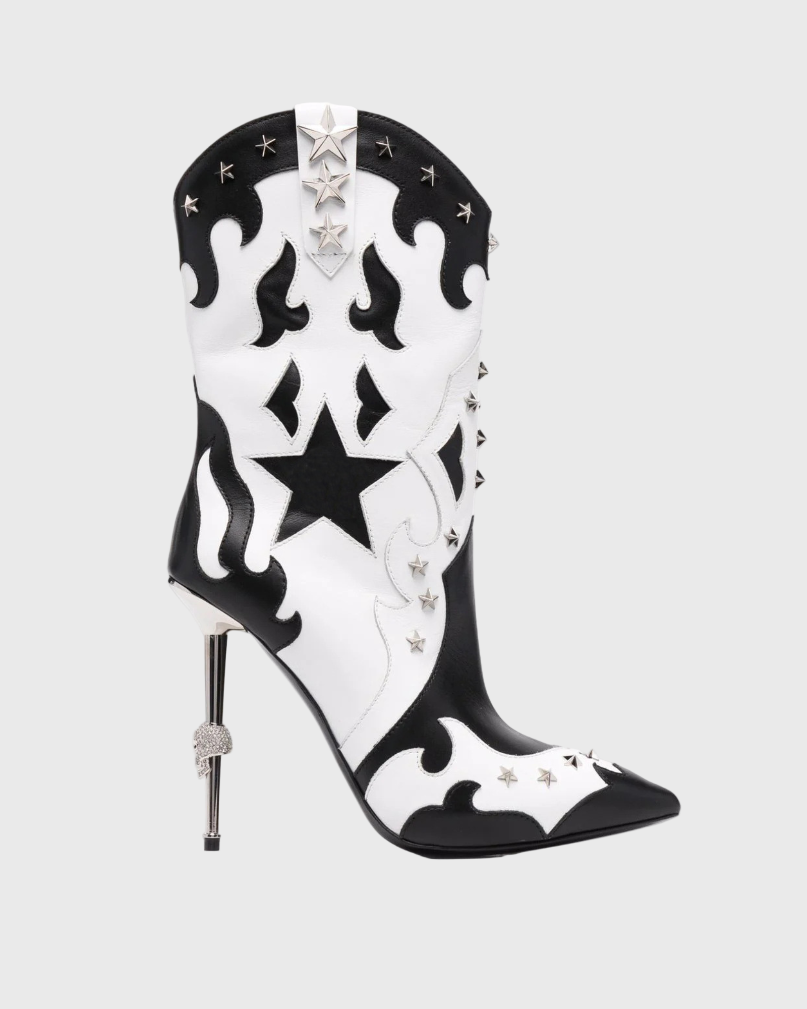 Myah Star Splicing Mid Calf Cowboy Boots