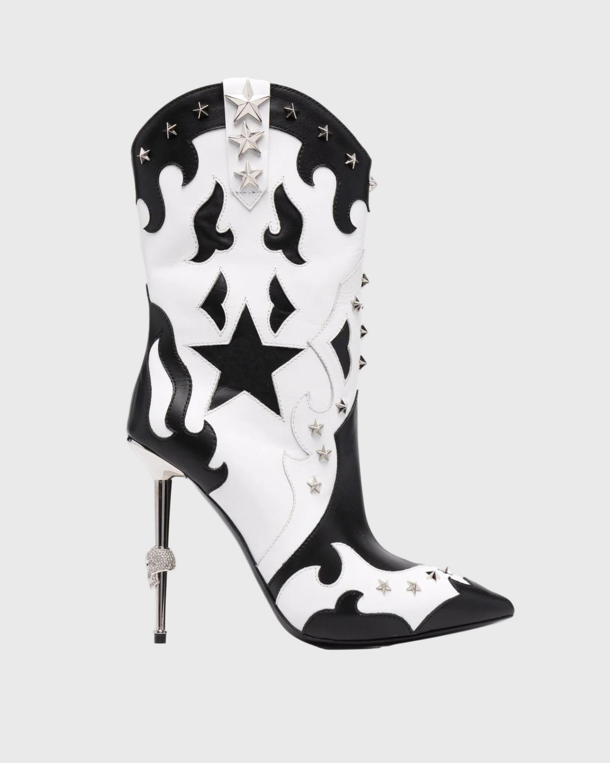 Myah Star Splicing Mid Calf Cowboy Boots