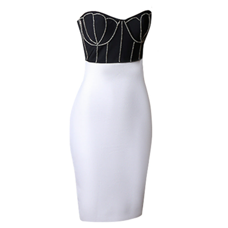 Strapless Bandage Skirt Dress