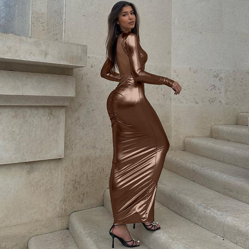 Chic Backless Finger Stall Aerika Dress