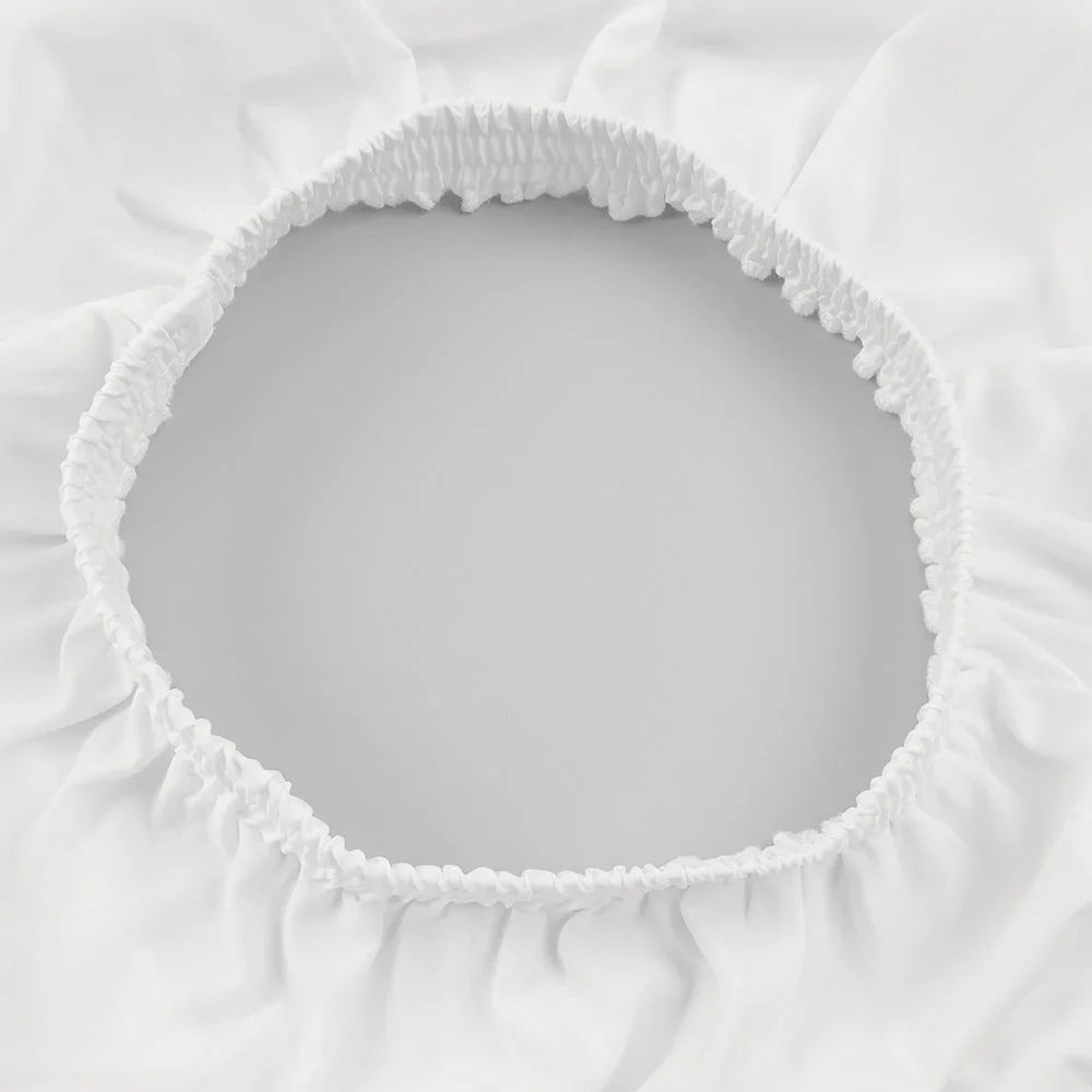 YARNA SATIN MINI DRESS-WHITE