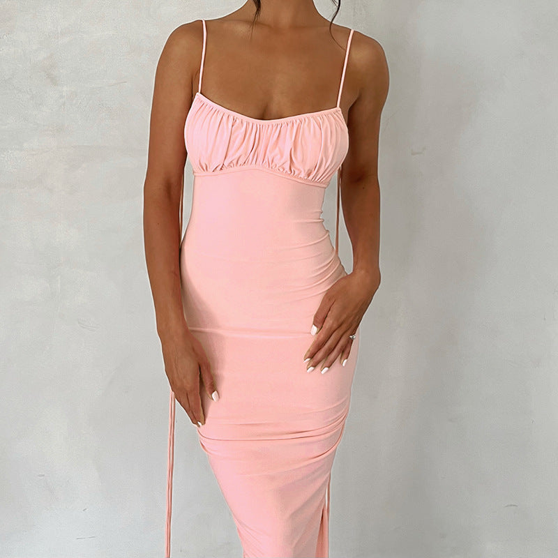 Halter Sexy Backless Slim Dress