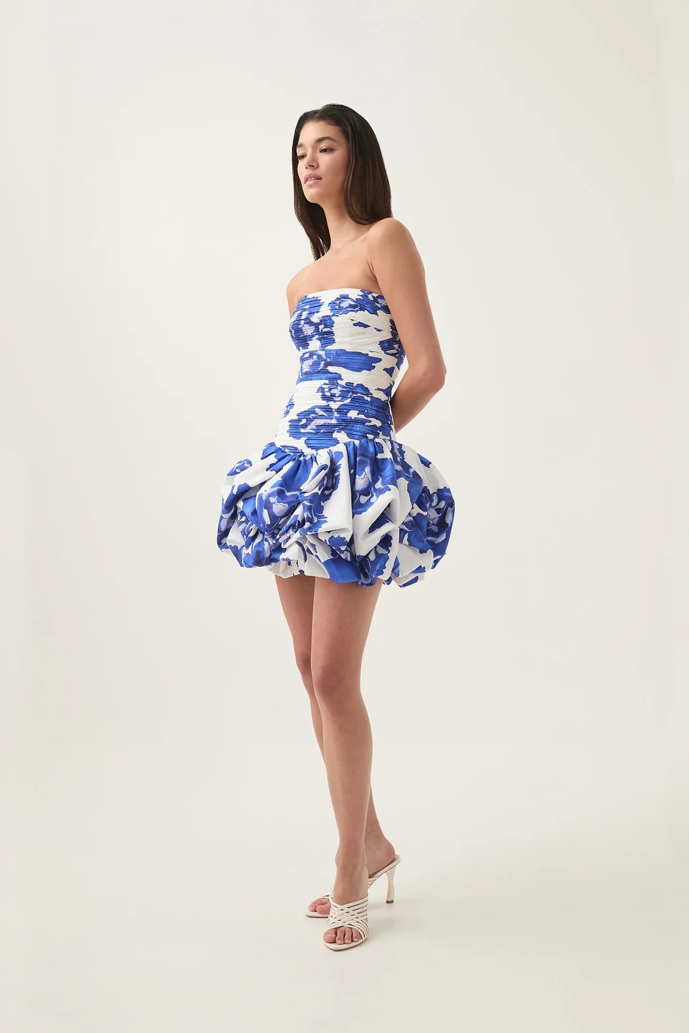 PERKA MESH BACKLESS MINI DRESS