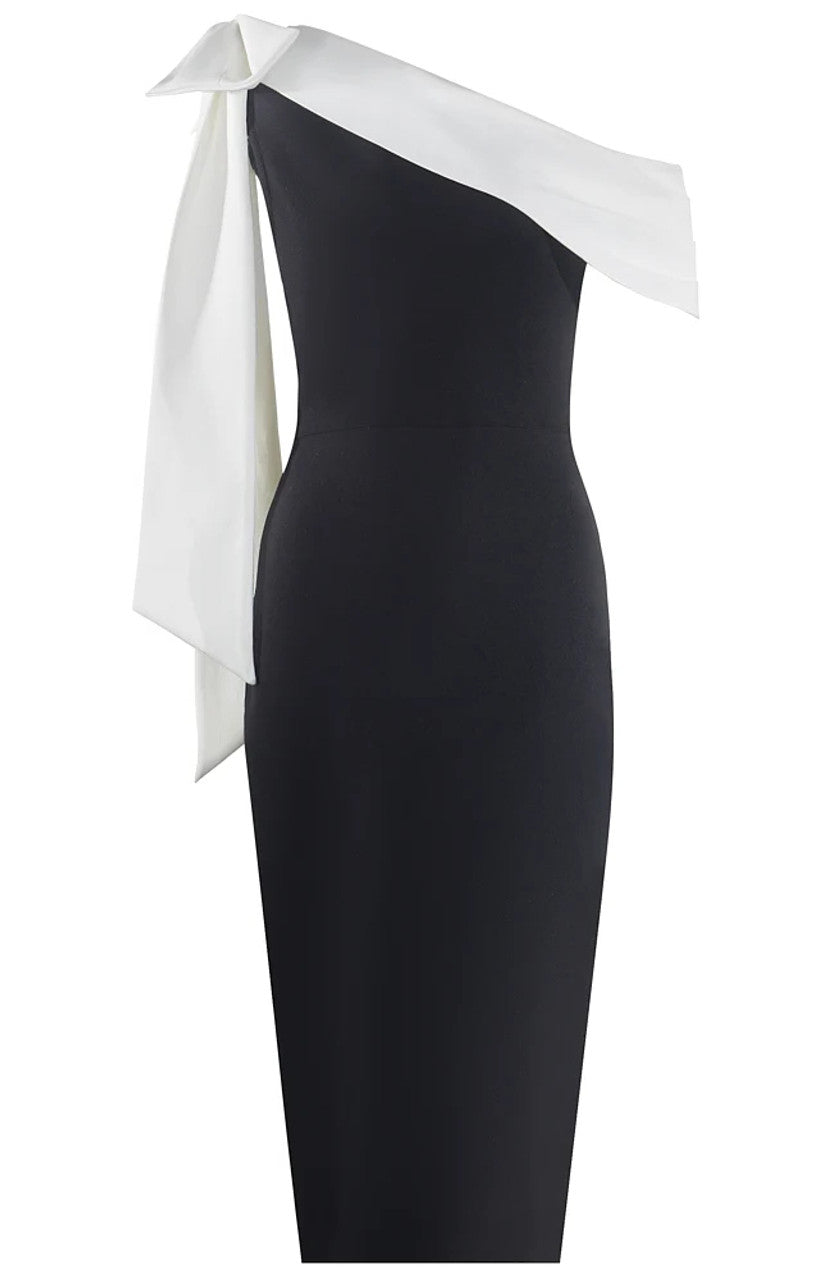Alyia One shoulder Bow Bandage Dress
