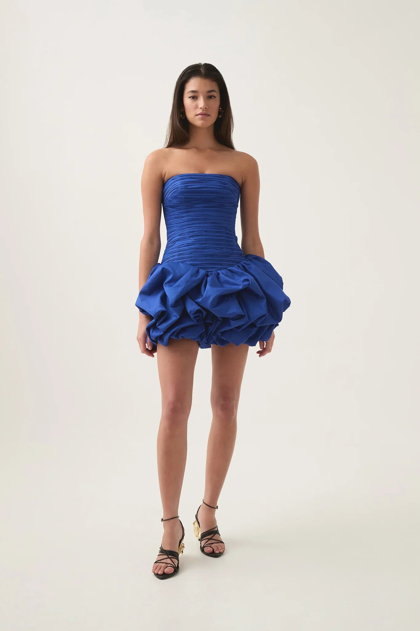 PERKA MESH BACKLESS MINI DRESS