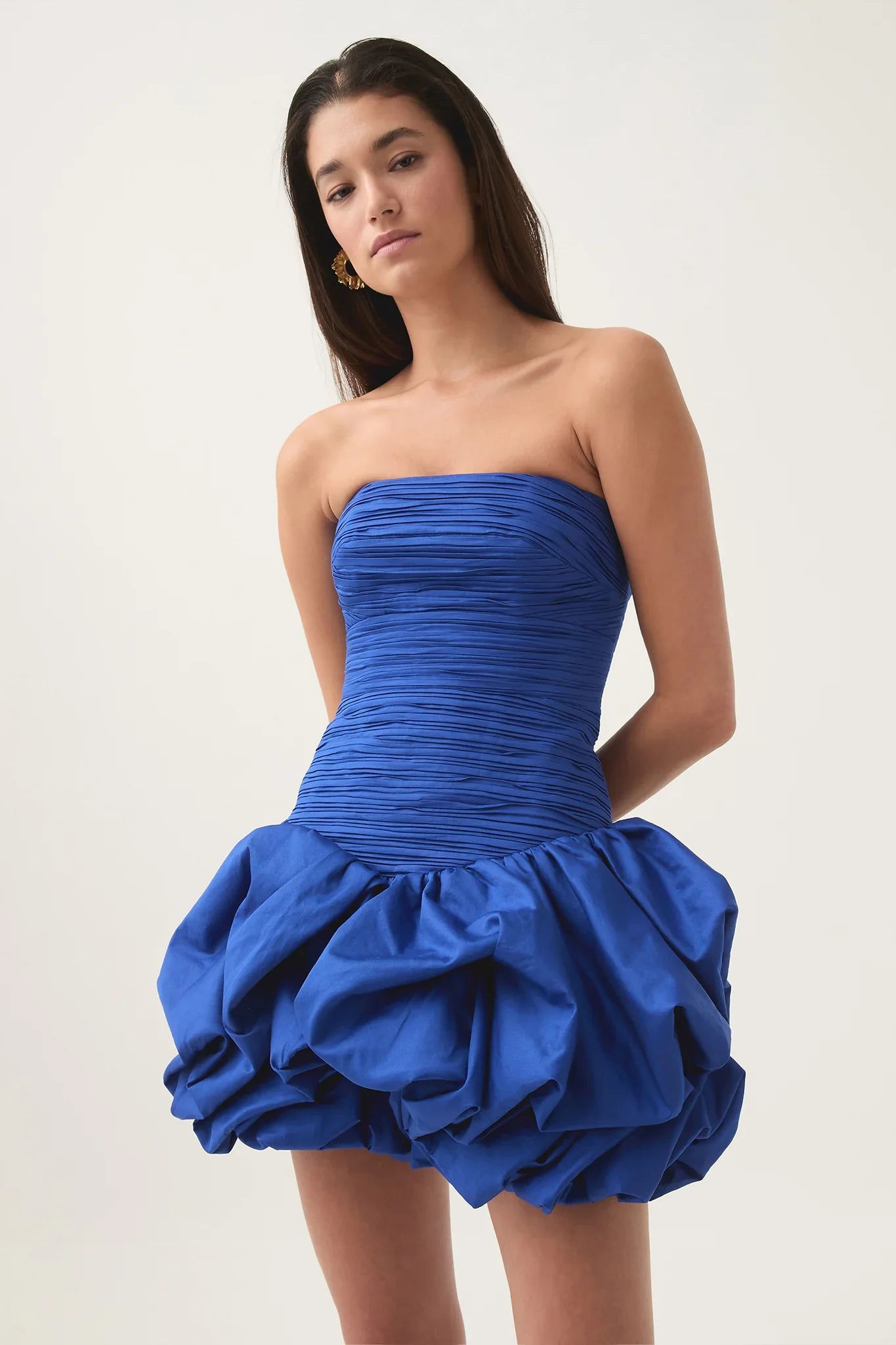 PERKA MESH BACKLESS MINI DRESS