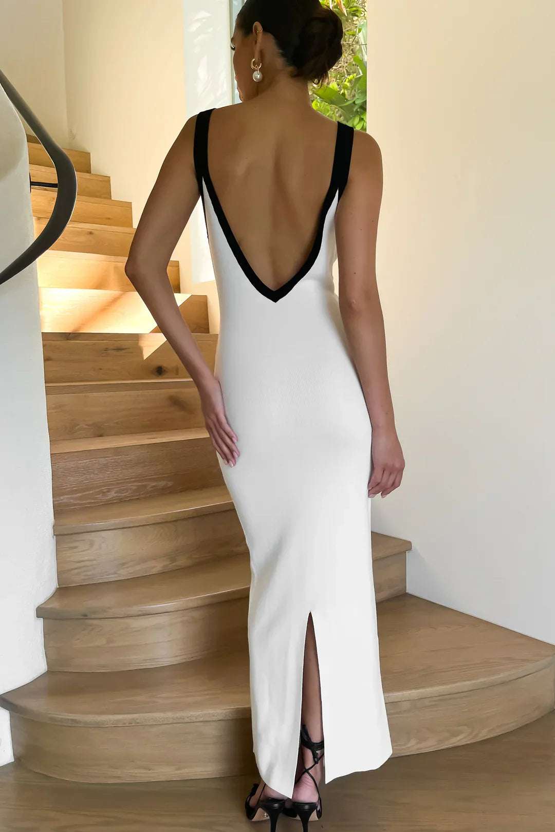 Vacy Knitted Split Dress