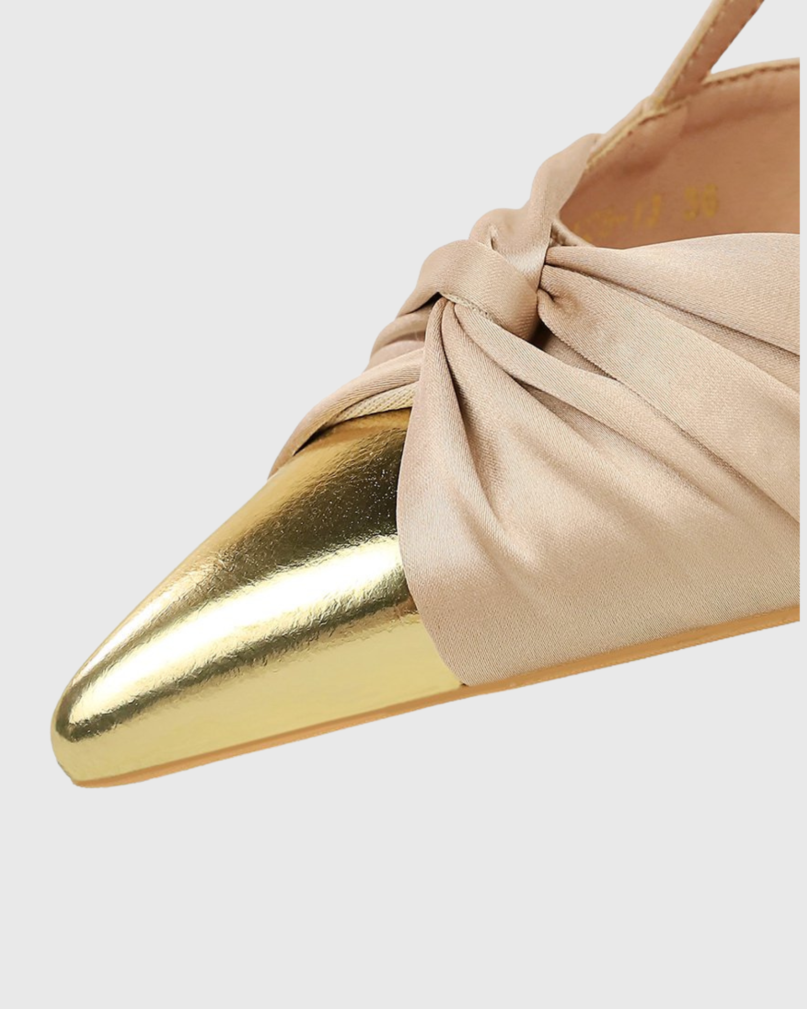 Prada Ruch Slingback Pumps In Beige