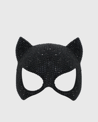Rhinestone Cat Mask