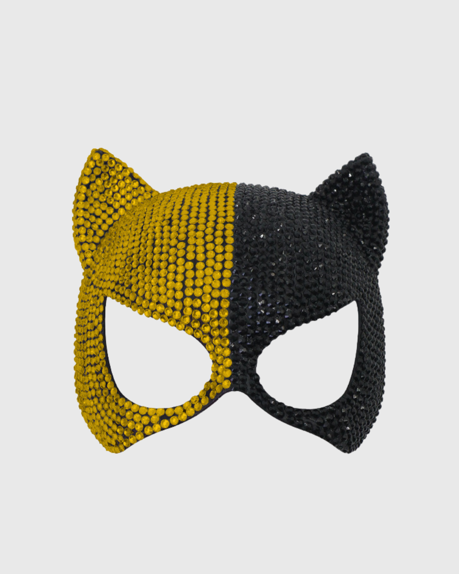 Rhinestone Cat Mask