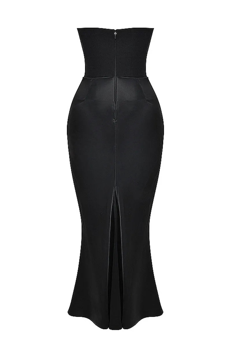 Alyia Strapless Elegant Off-shoulder Corset Dress