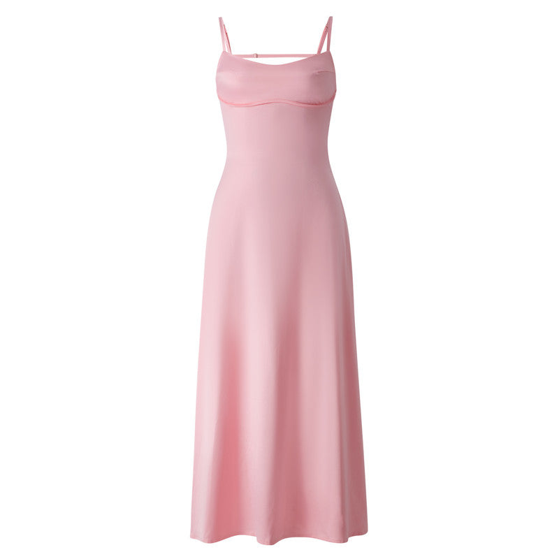 SATIN ROMANTIC DRESS