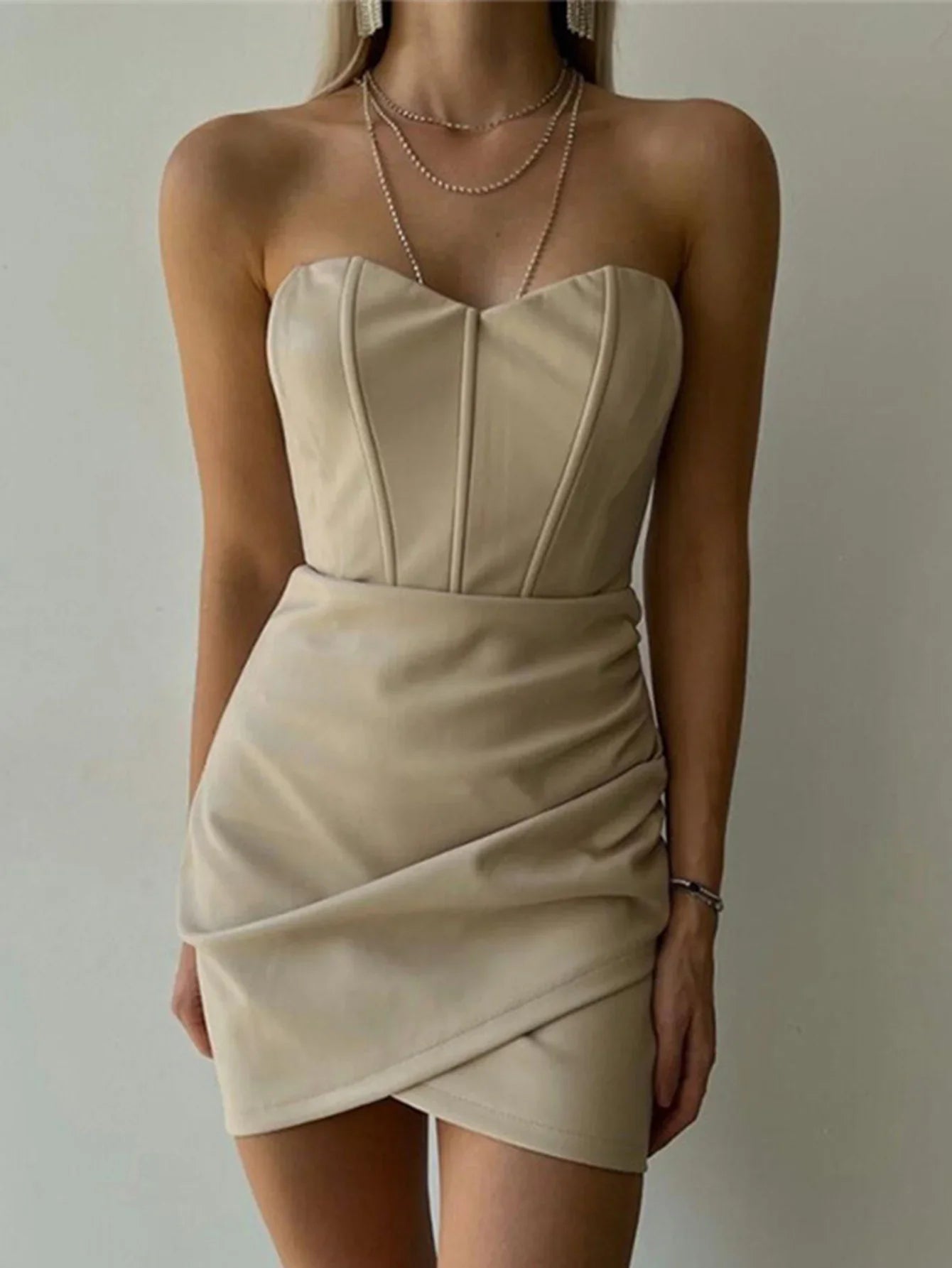 Tube Top Sexy Sheath Strapless Dress