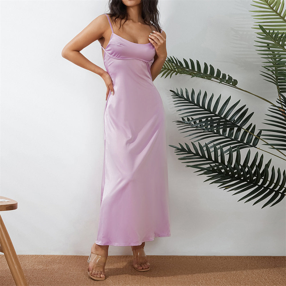 SATIN ROMANTIC DRESS