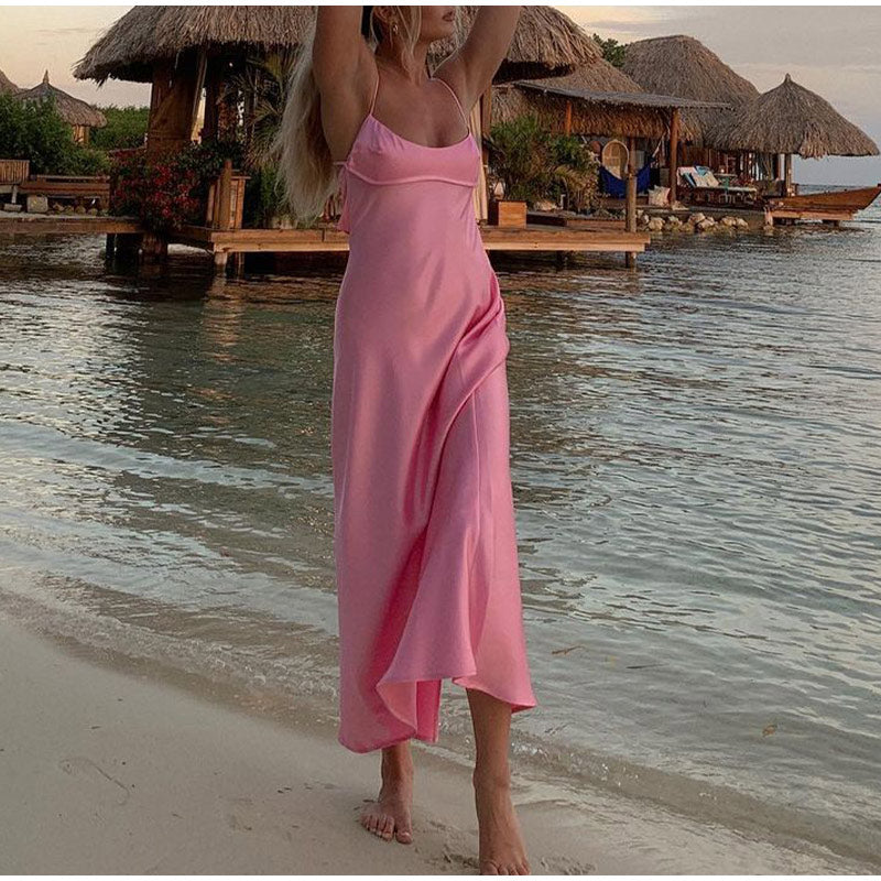 SATIN ROMANTIC DRESS