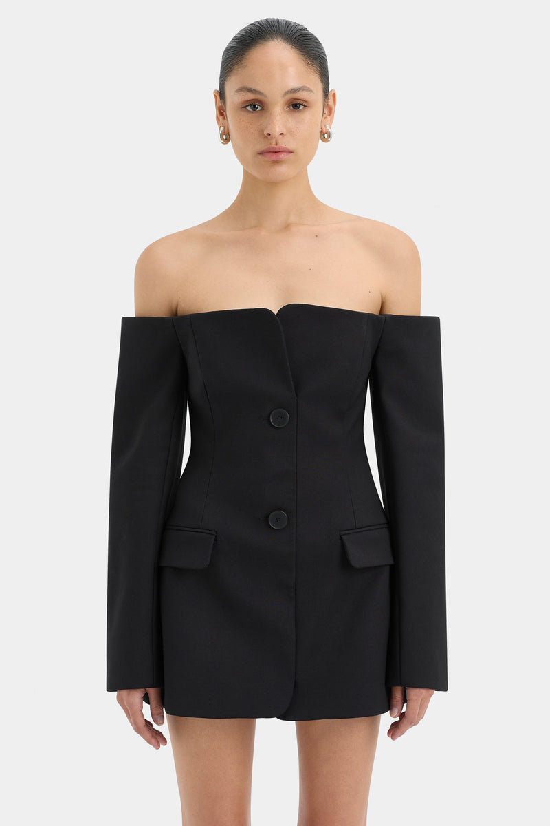 Alika Elegant Strapless Mini Celeb Dress