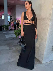 Alyia Cutout Maxi Dress