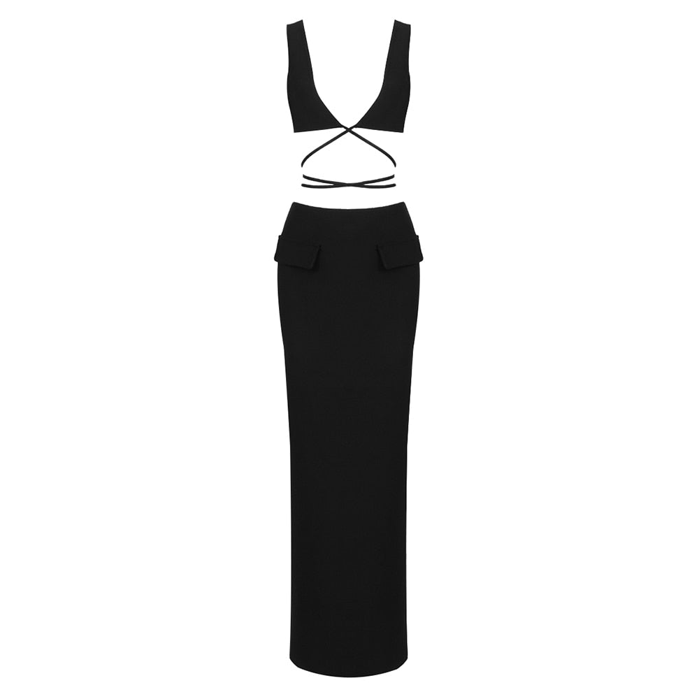 Alyia Cutout Maxi Dress