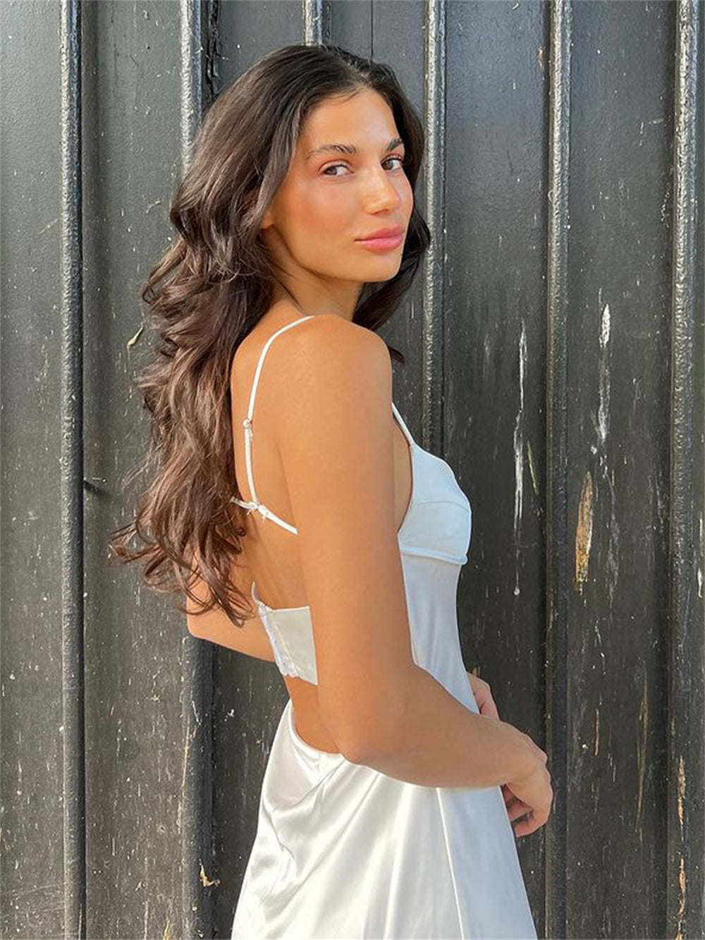 SATIN ROMANTIC DRESS