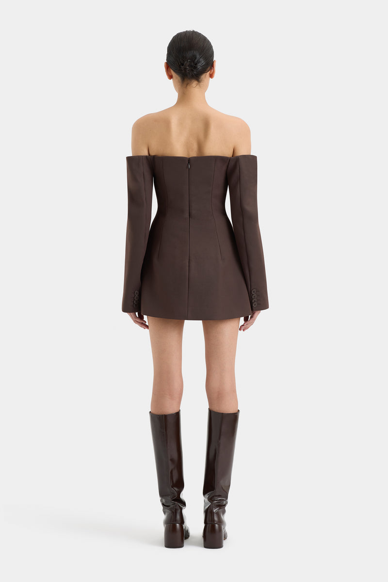 Alika Elegant Strapless Mini Celeb Dress