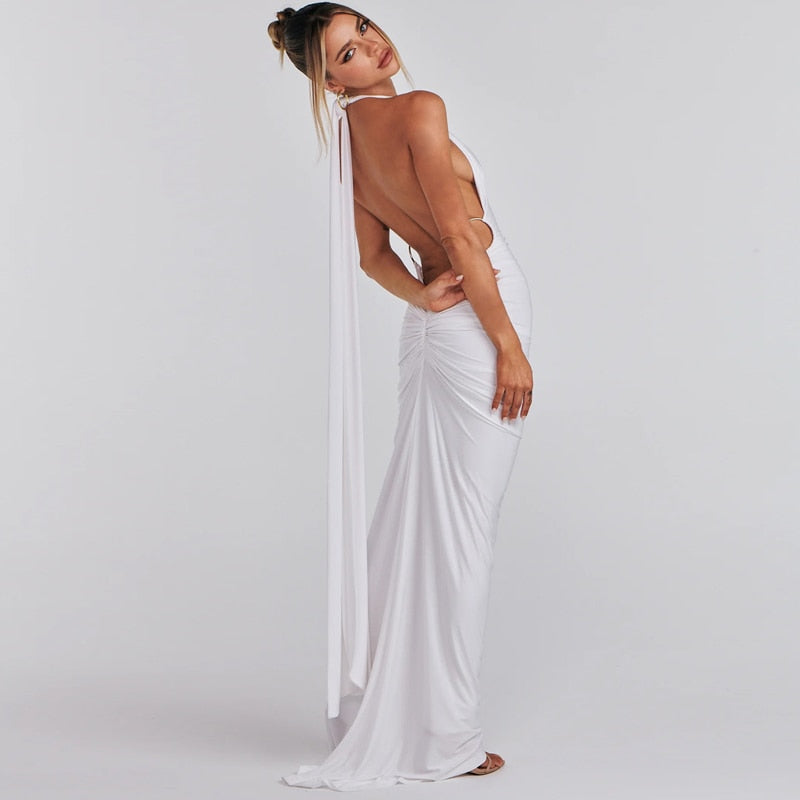 Selika Backless Multi-Way Gown Dress
