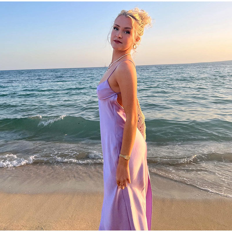 SATIN ROMANTIC DRESS