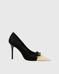 Sapir Chain Splicing Pumps In Black