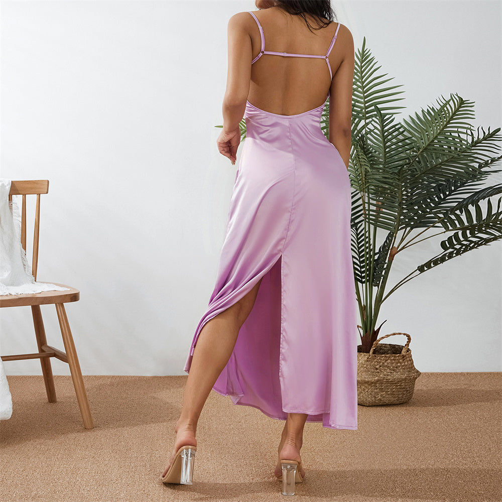 SATIN ROMANTIC DRESS