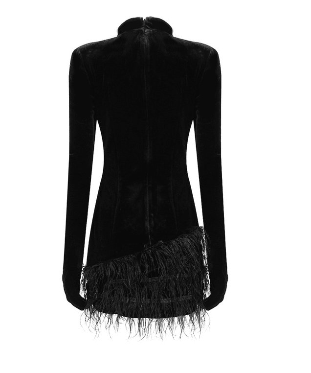 CHARMING CELEB BLACK EVENT DRESS