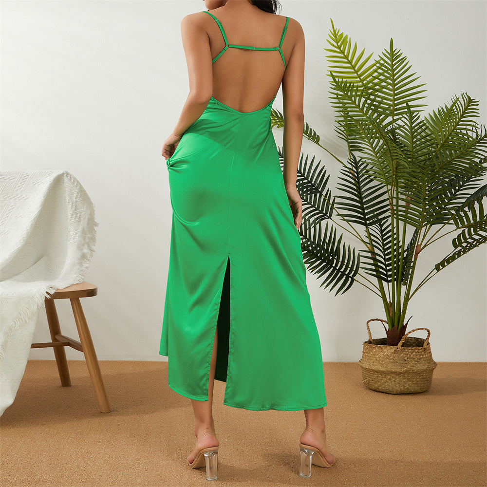 SATIN ROMANTIC DRESS