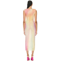 Alyia Diamond Maxi Elegant Dress